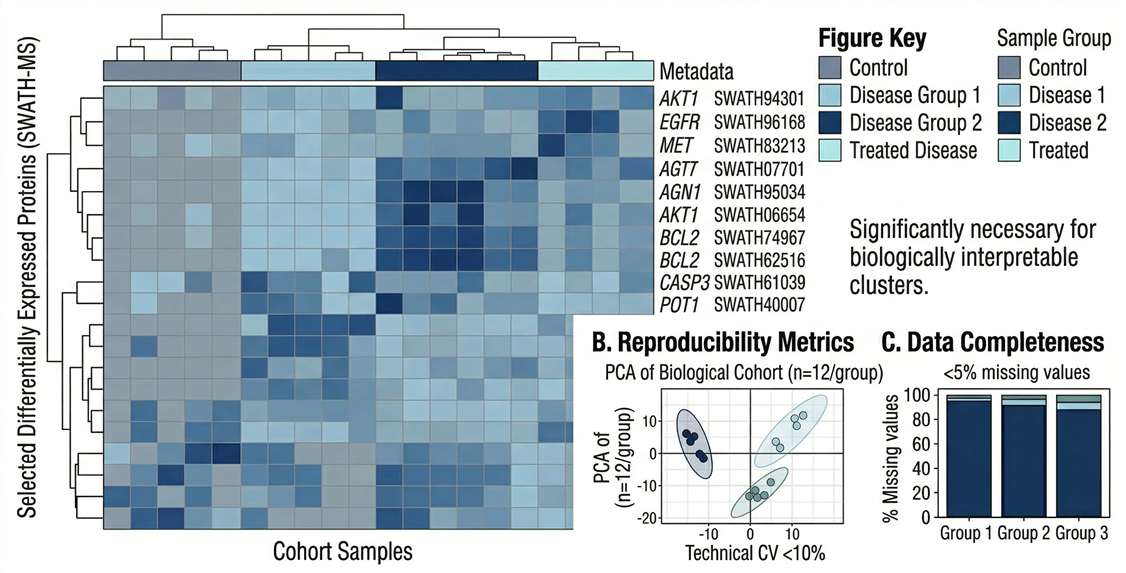 Hierarchical clustering heatmap