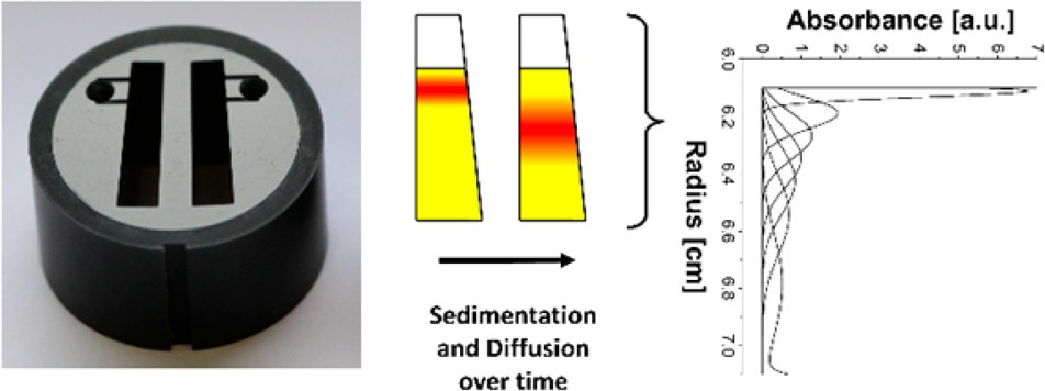 AUC for the determination of particle size distributions