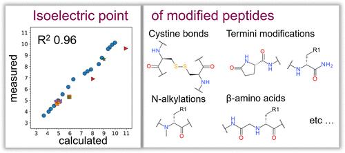 Fig 1. pIChemiSt ─ Free Tool for the Calculation of Isoelectric Points of Modified Peptides.