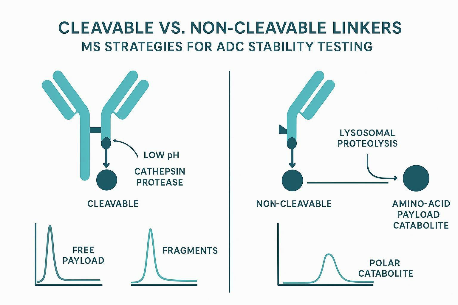 Cleavable vs. Non-Cleavable ADC Linkers: LC–MS Strategies for Stability Testing