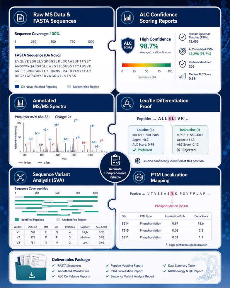De Novo Sequencing Deliverables Report