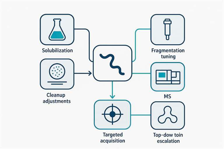 Decision tree for sequencing hydrophobic C-termini in membrane proteins