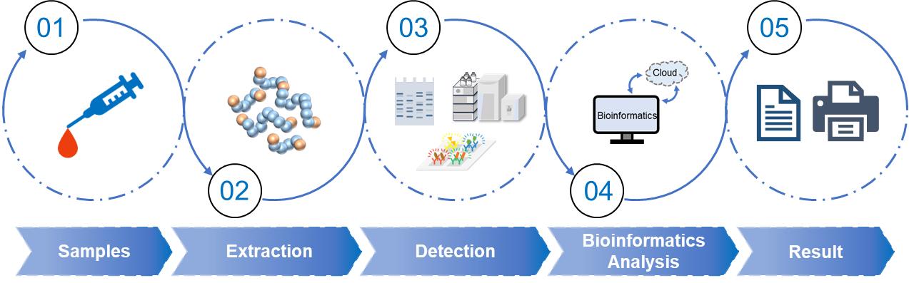 Fig.2 Blood proteomics workflow