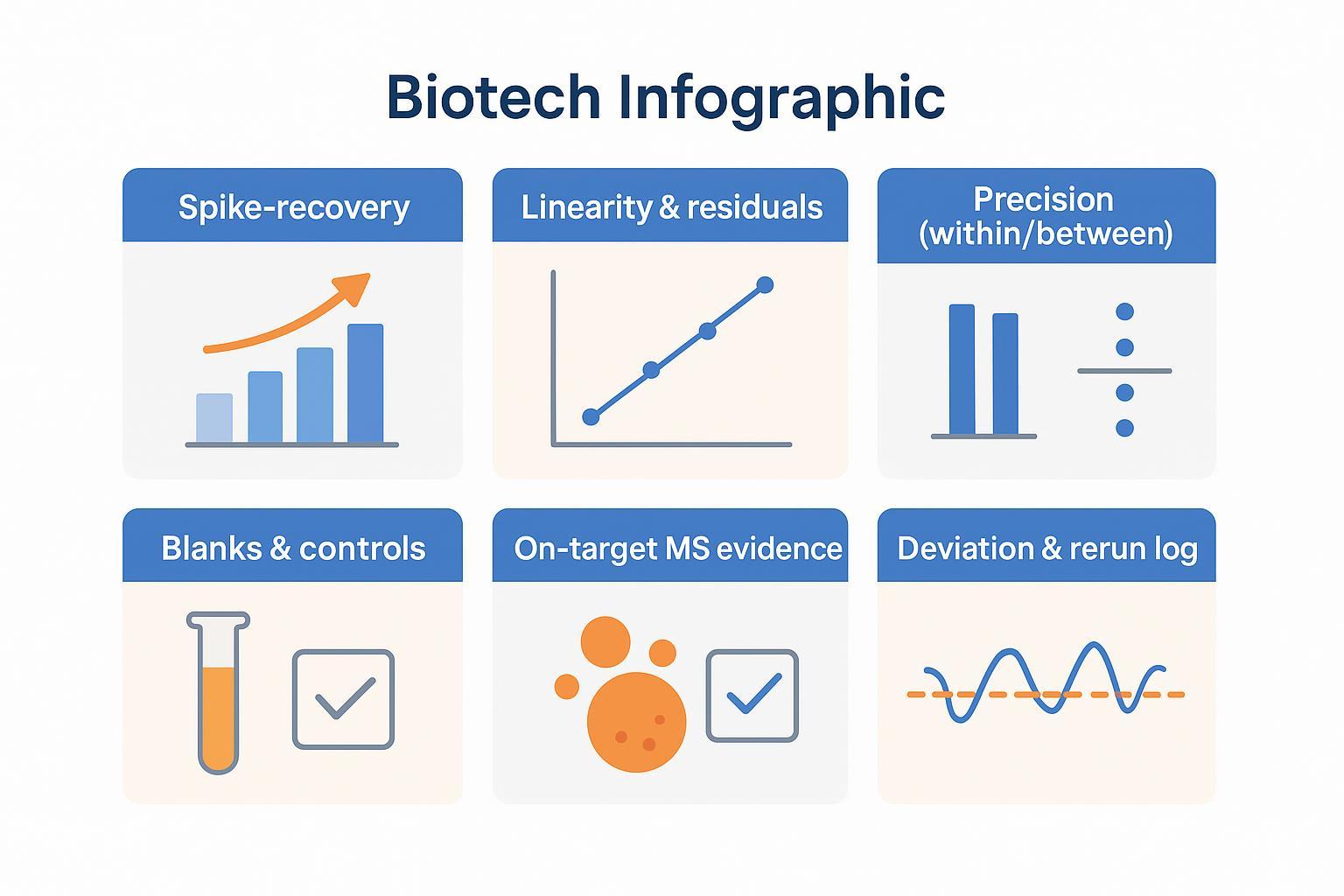 Validation evidence modules tiles for RUO IP-MS Aβ42/40.