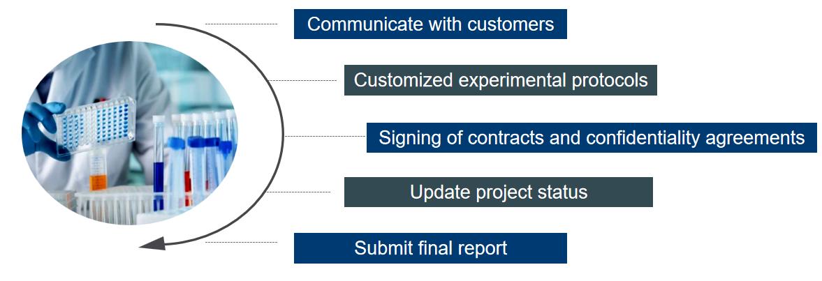 Fig. 1. Our service workflow - Creative Proteomics