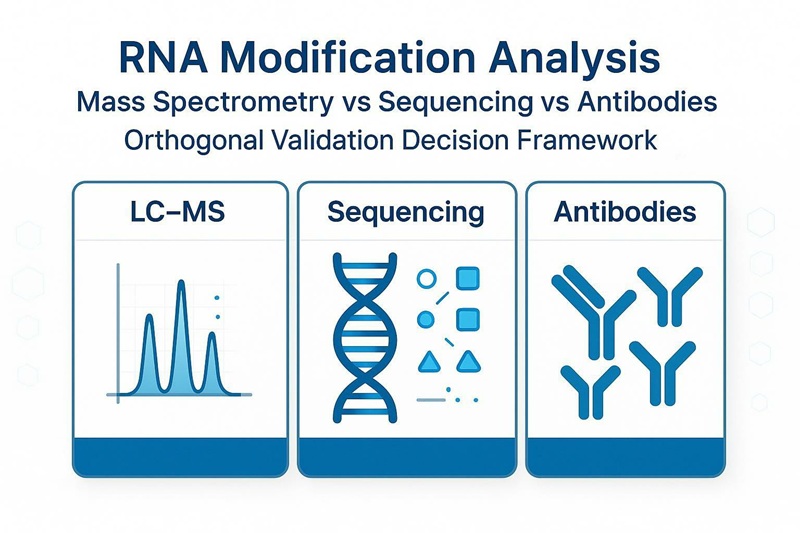 RNA Modification Analysis: Mass Spectrometry vs Sequencing vs Antibodies — Orthogonal Validation Decision Framework