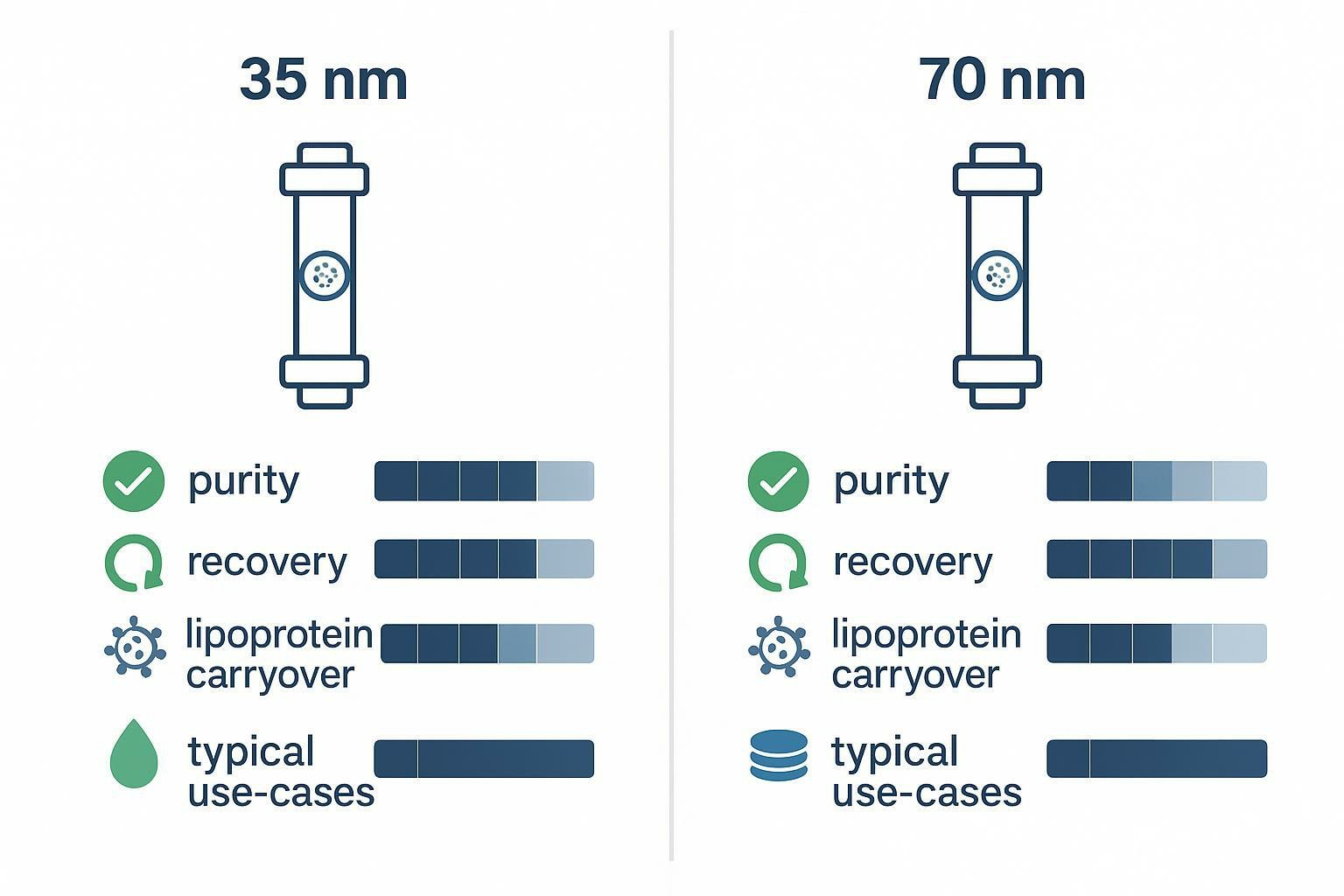 SEC EV Isolation Guide: Optimizing 35 nm vs 70 nm Pore Sizes