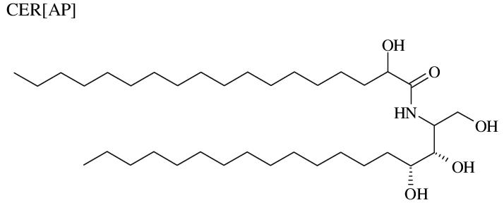 Chemical structure of CER[AP]