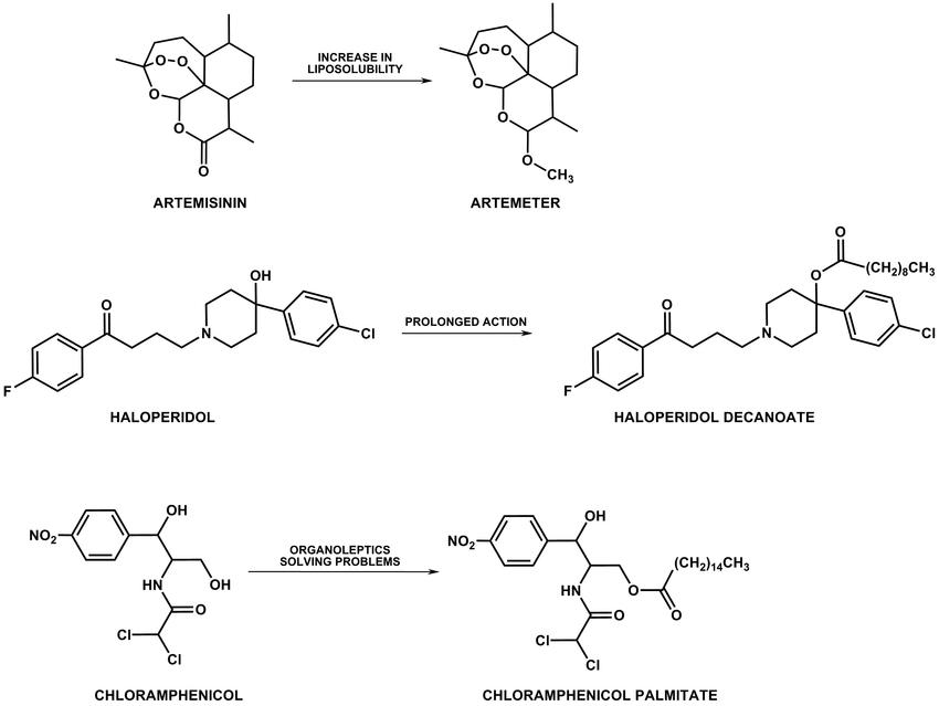 Prodrugs and Their Active Metabolites